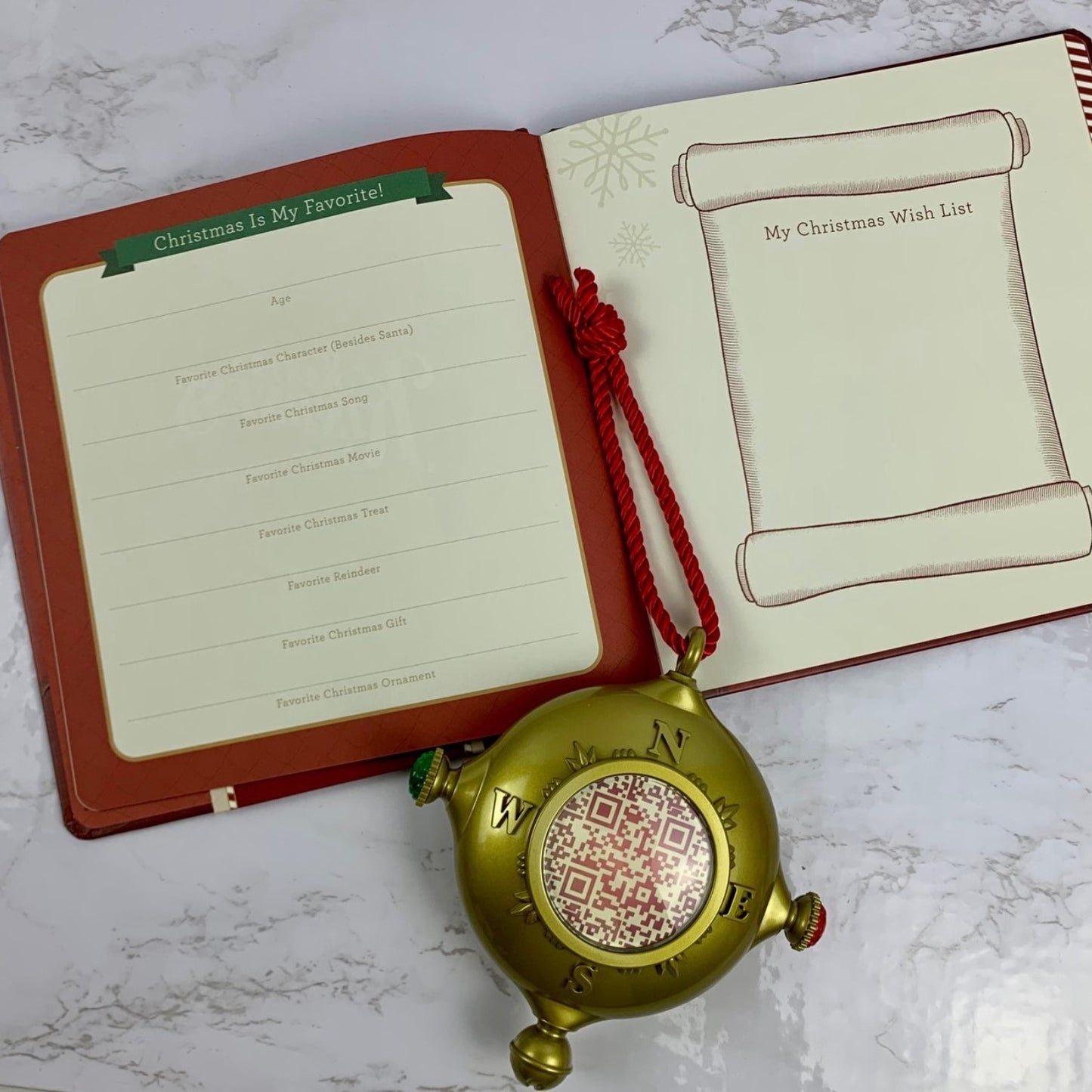 Santa's Kindness Ornament Gift Set