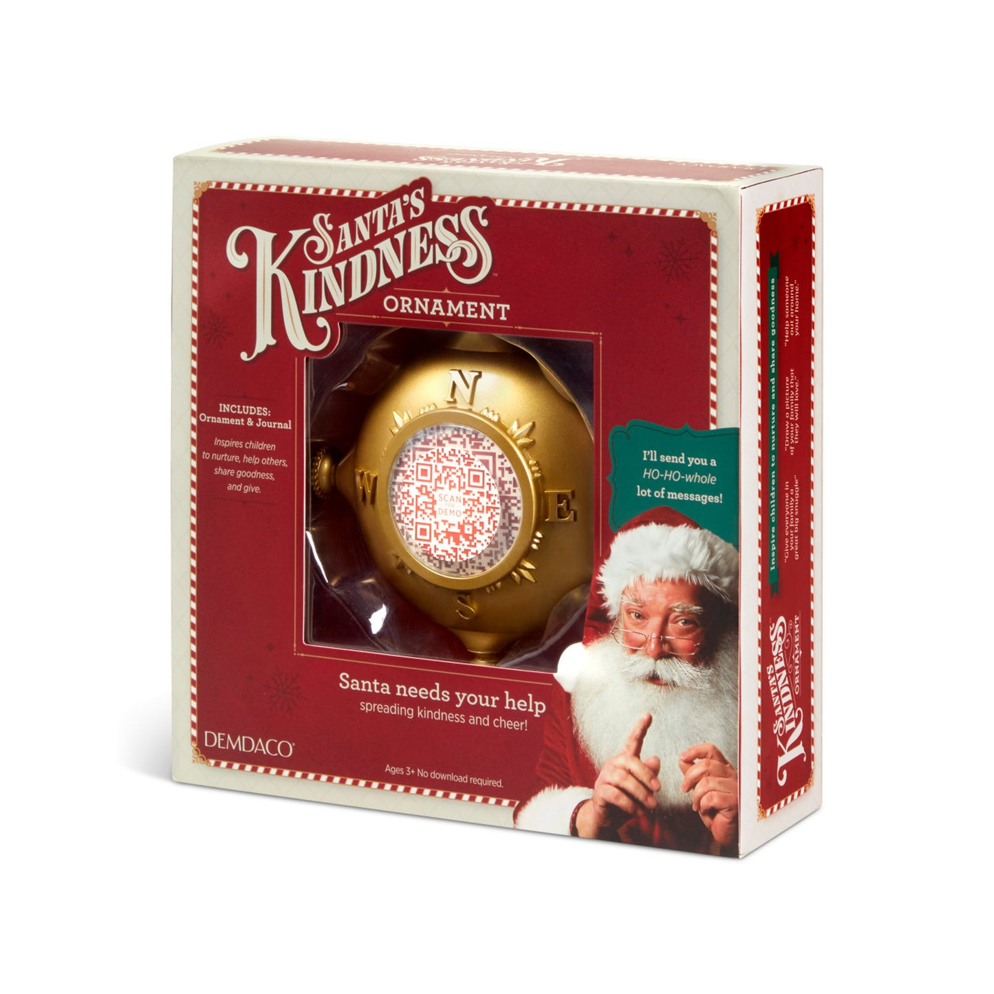 Santa's Kindness Ornament Gift Set